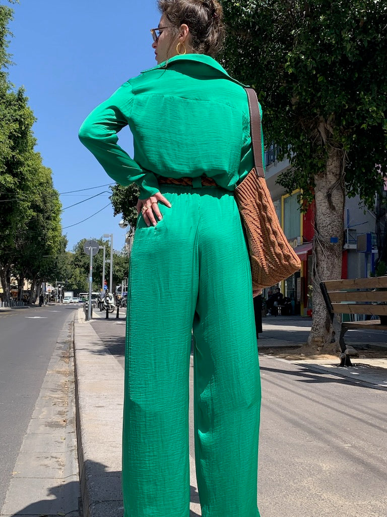 מכנסי לוני - ירוק