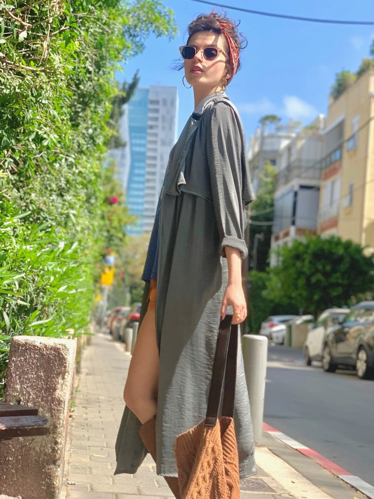 טרנץ׳ פרנקי - אפור